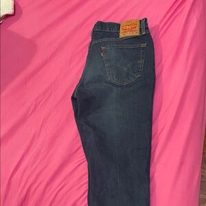 Levi's Men's Straight Jeans - Dark Blue